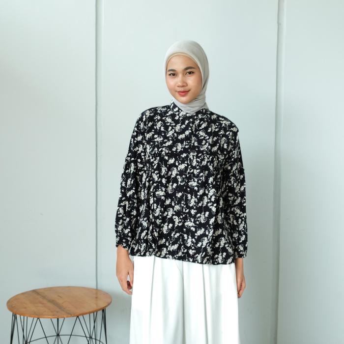 JANDI Floreta Kemeja Blouse Bunga