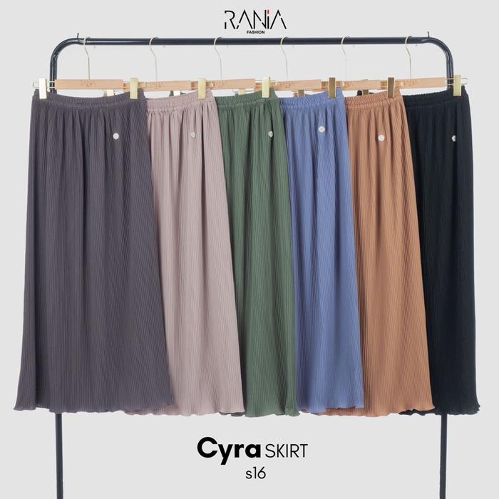 Rok Rania Plisket Lidi Lurus A Premium Cyra Skirt