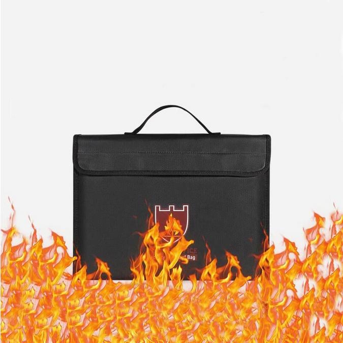Tas Folder Penyimpanan Dokumen Penting Organizer Surat Tahan Api Anti Air Original Terbaik