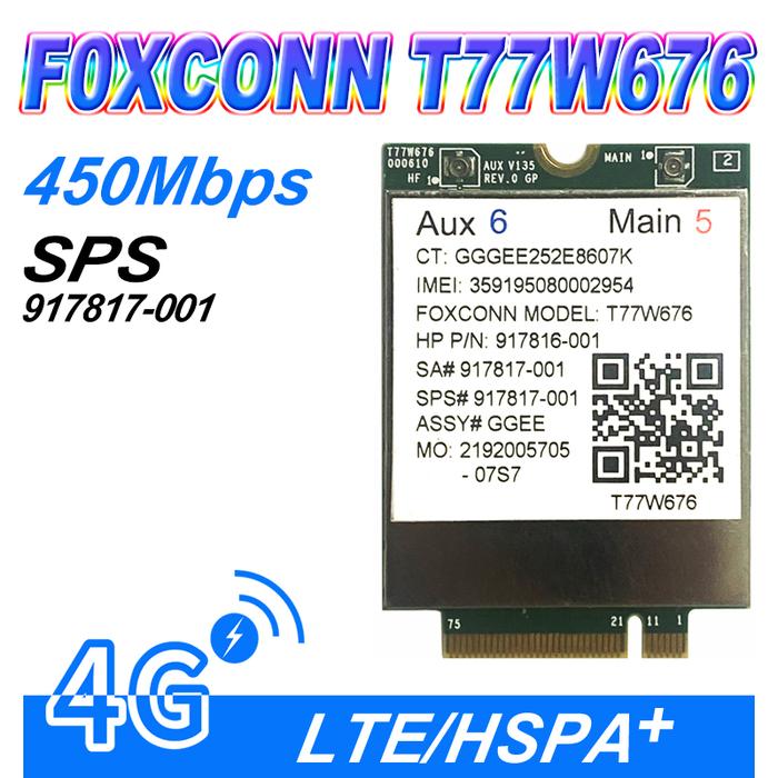 lt4220 X12 LTE T77W676 917817-100 4G WWAN M.2 450Mbps LTE Modem For