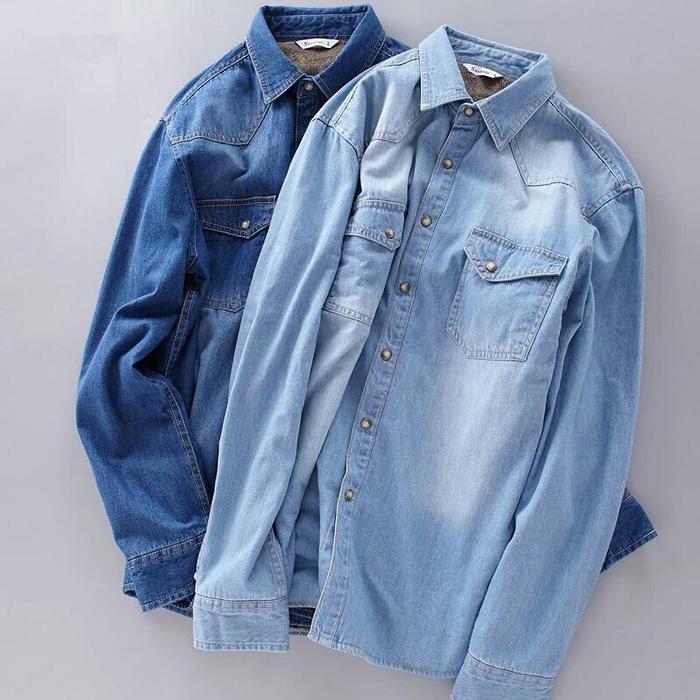 SS - NT - Kemeja Jeans Pria EMINEM