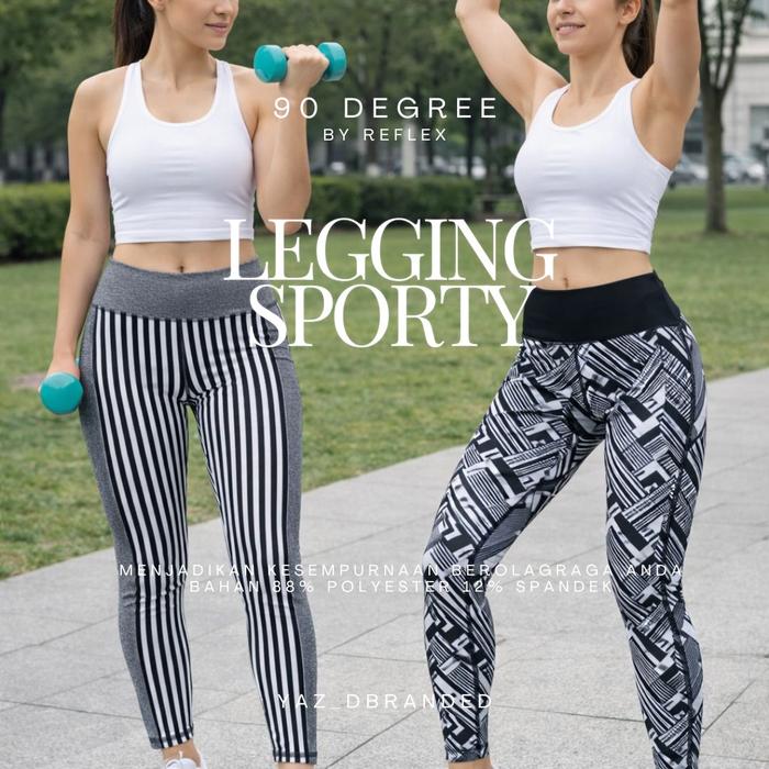 Reflex 90 Degree By Reflex Legging Sporty Wanita Celana Pendek Poliester Spandex
