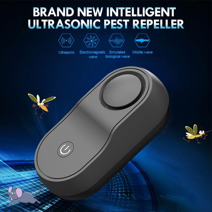 Speaker Pengusir Tikus Ultrasonic Alat Jebakan Tikus Listrik Otomatis Tanpa Racun Perangkap Pengusir