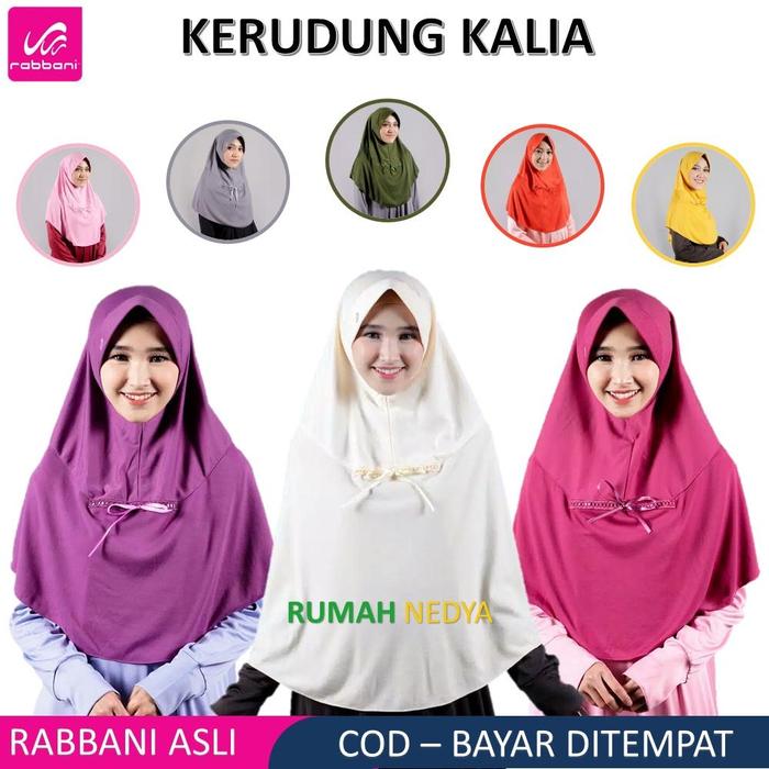 Kerudung Rabbani Ori Kalia untuk Anak Sekolah Jilbab Polos Rabani Asli