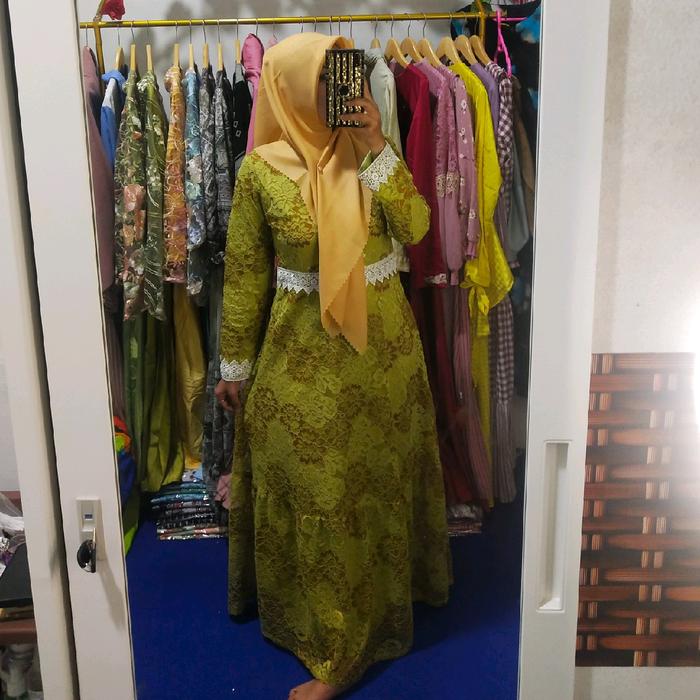 GAMIS BRUKAT BUTIK, GAMIS BRANDED ,GAMIS PREMIUM HARGA LELANG.