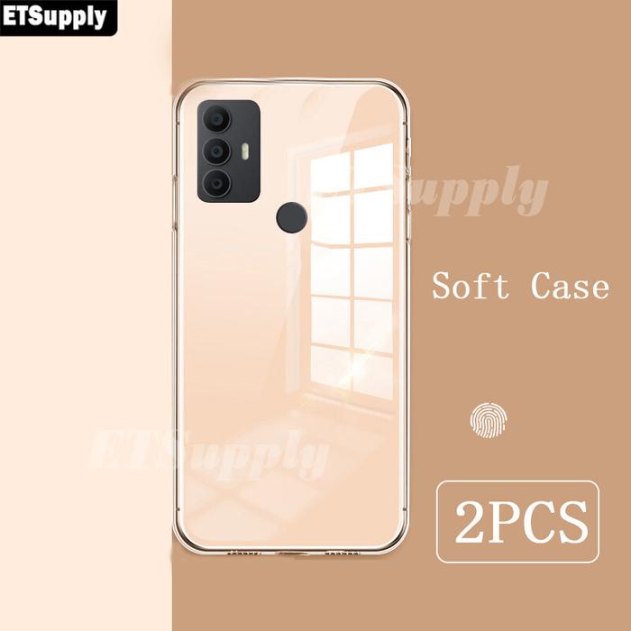 Sharp Aquos V6 Casing Ponsel Transparan, Casing Penutup Ponsel TPU