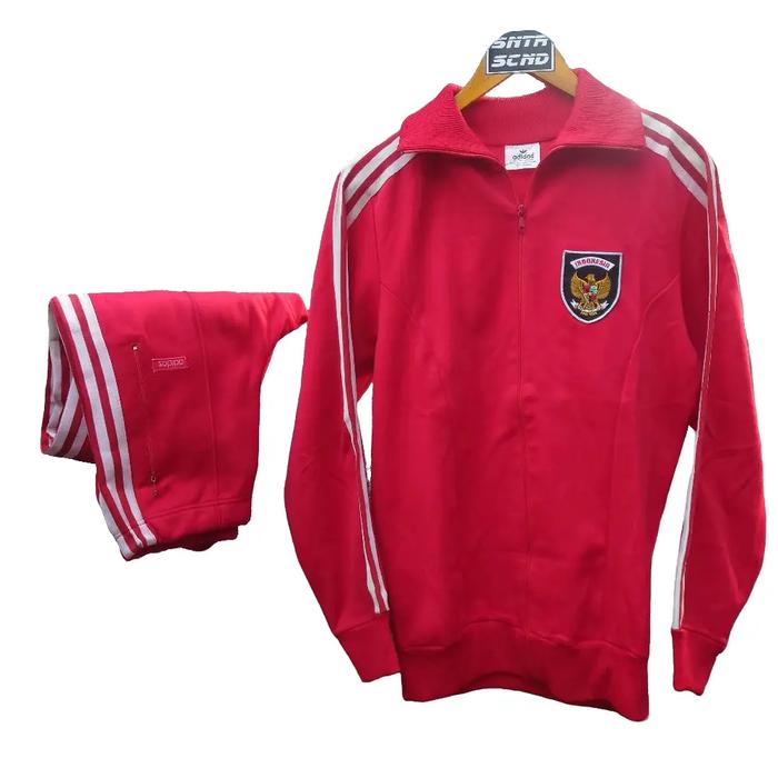 Tracktop Timnas Indonesia Vintage 80s Adidas Original Jadul