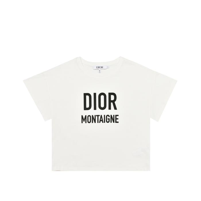 Bonsoir Dior montaigne logo print tshirt ( kids )