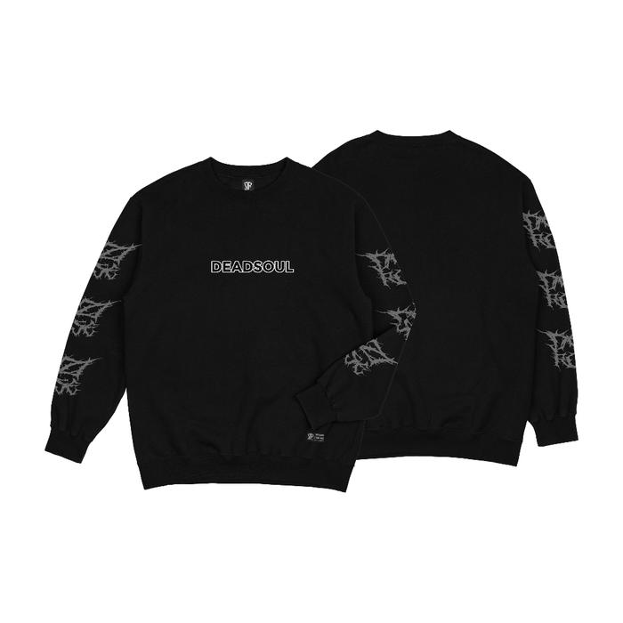Dezirose Sweater Crewneck Pria Deadsoul Fleece Tebal Premium Distro Size M-XXL