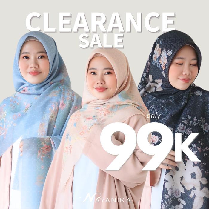 Nayanika Hijab Motif Premium Lasercut Voal Dior - Zahra/Sana, Model Muslimah Terbaru - Square