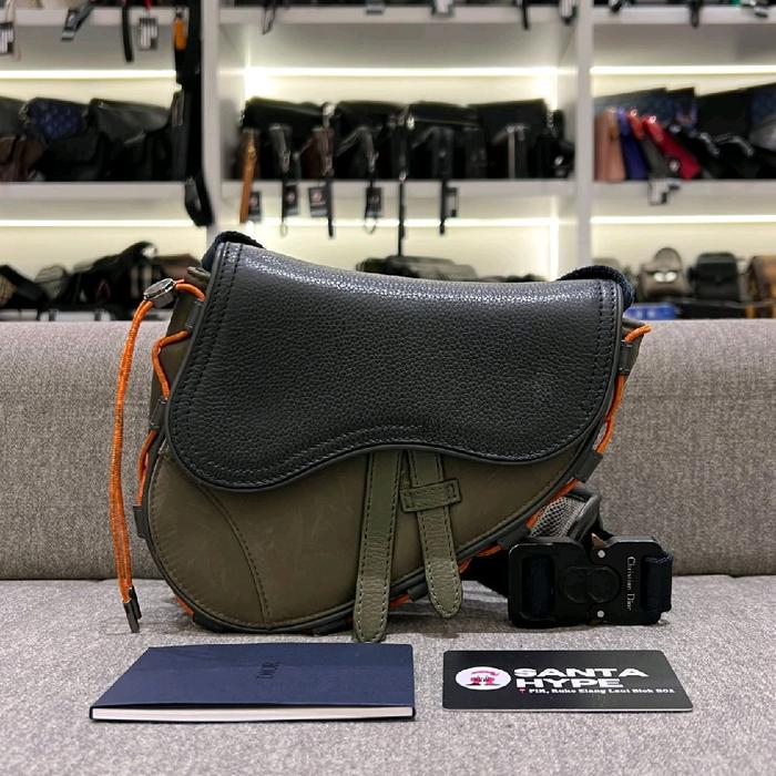 Dior X Sacai Saddle Sling Bag