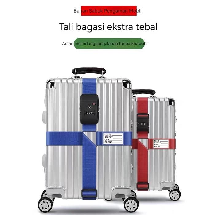[Deborababy] Luggage strap tag TSA Customs Lock Luggage Cross Straps Straps Seat Belt Strapping Stra