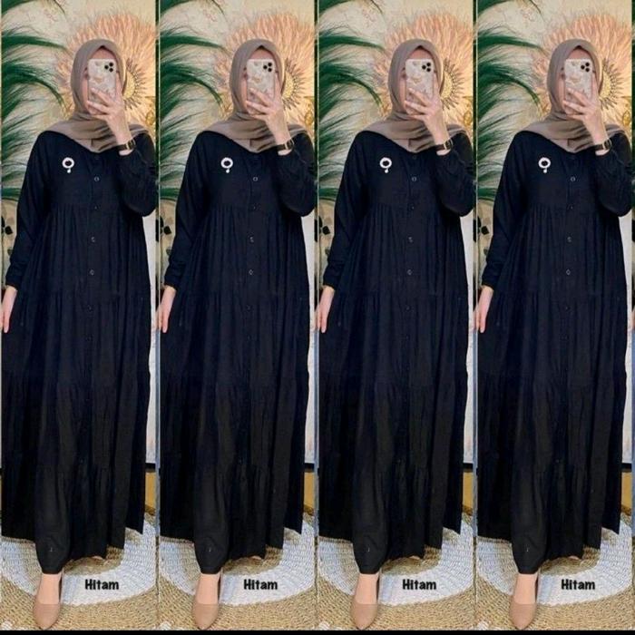 CANDA DRESS GAMIS RAYON POLOS PREMIUM SALSA STORE GAMIS WANITA TERBARU PREMIUM DRESS WANITA DEWASA R