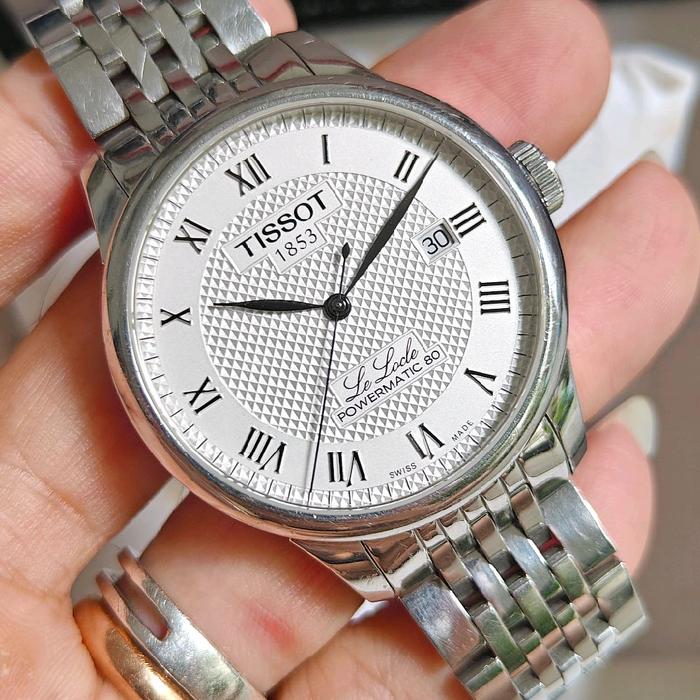 Tissot le locle powermatic 80 original bekas bagus normal semua siap pakai lengkap box