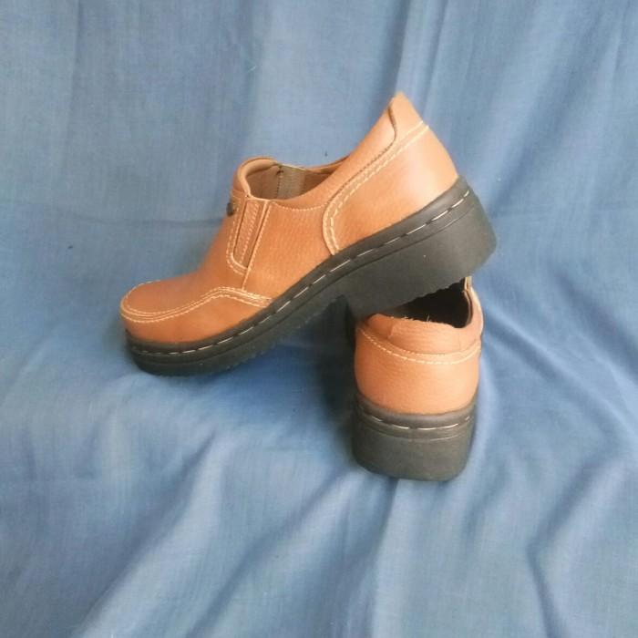 Sepatu Scorpion Pria Pantofel Kulit Asli Formal Kerja Kantor-6510 TAN