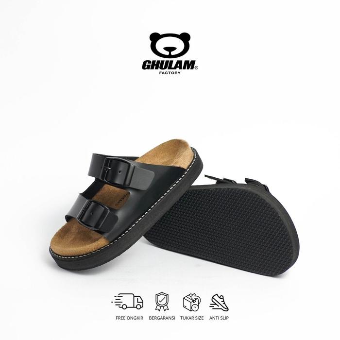 Ghulam Kids - Raya Sandal Anak Casual Kulit Slop Kekinian