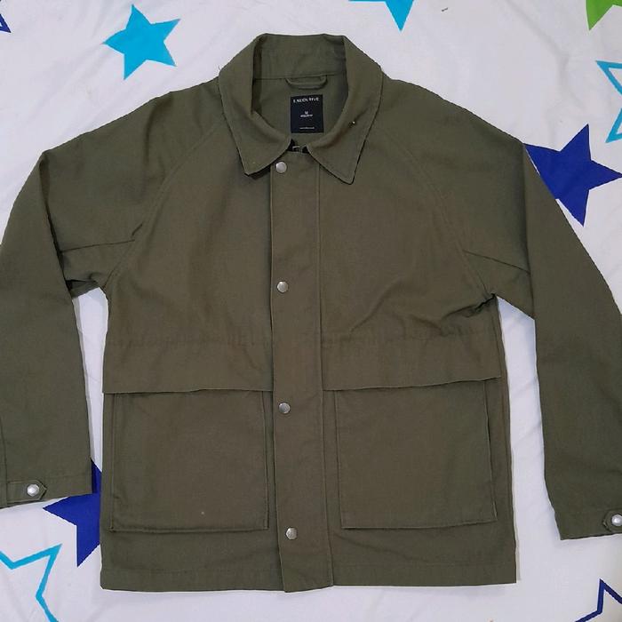 jaket the executive green Pria