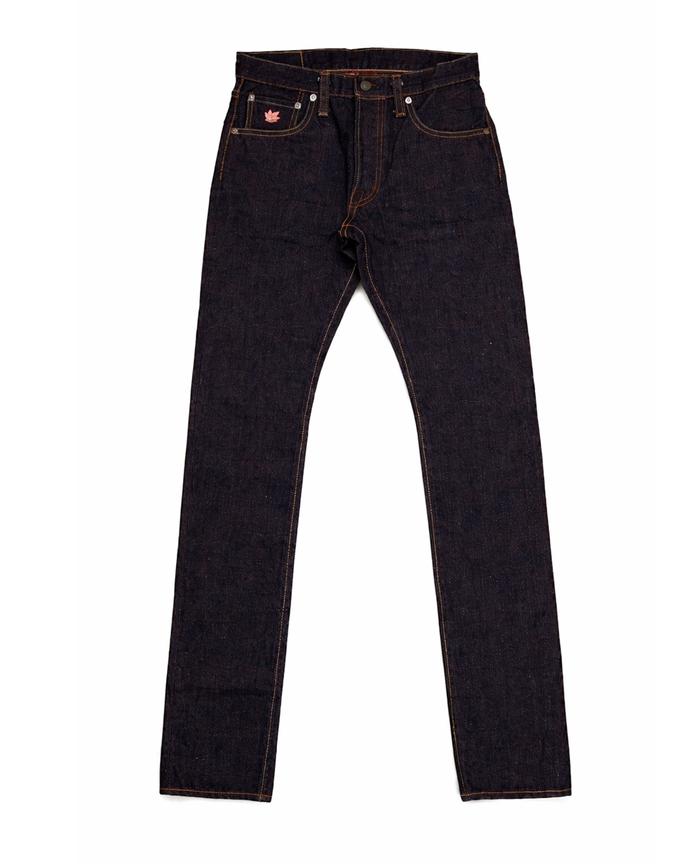 Pure Blue Japan PBJ-LIM-IA019 Indigo x Orange Selvedge Jeans (Relax Tapered)
