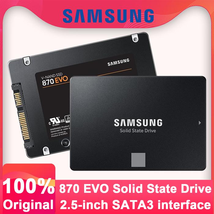 Original SAMSUNG SSD 870 Evo 1TB 2.5'' SATA 500GB 250GB Internal