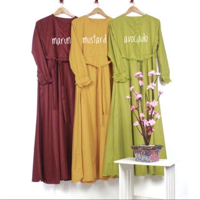 Gamis Toyobo Fodu Polos Basic