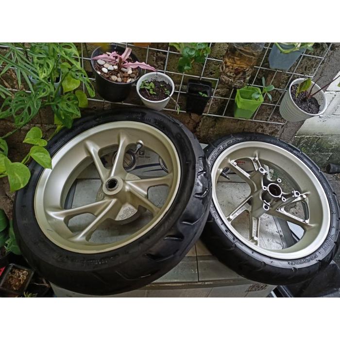 Velg nmax yamaha n Max pelek racing palang original ori copotan standar kelengkapan seperti difoto p
