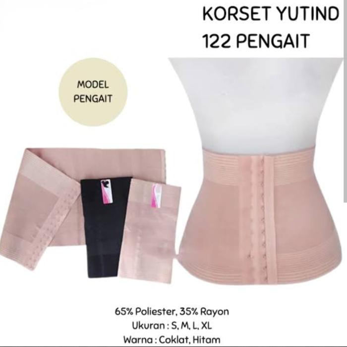 Nama Produk Termurah korset Stagen Tari Anak Elastis Nyaman Hitam Cream