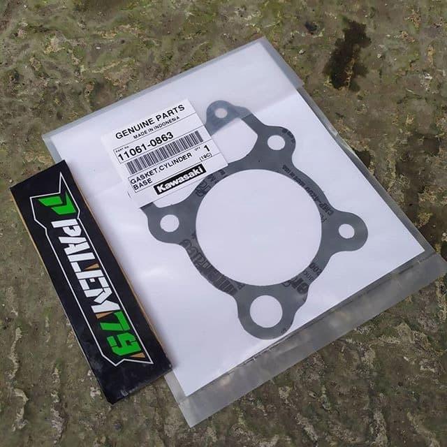 Paking Gasket BLok Seher Ori KLX 150 - Perpak Boring Piston Dtracker