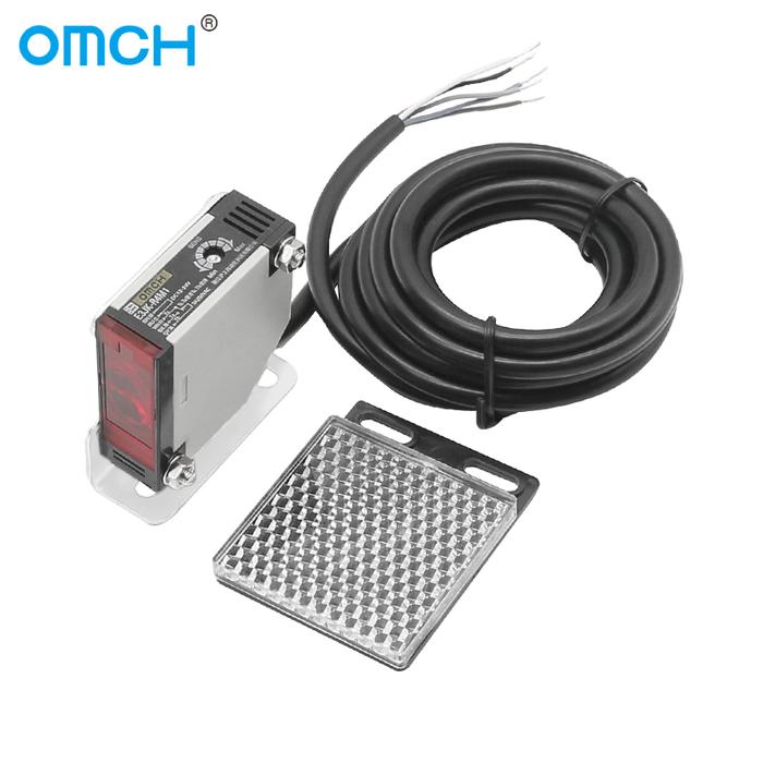 OMCH Saklar Sensor Fotolistrik Retroreflective E3JK-R4 Serise Sensor