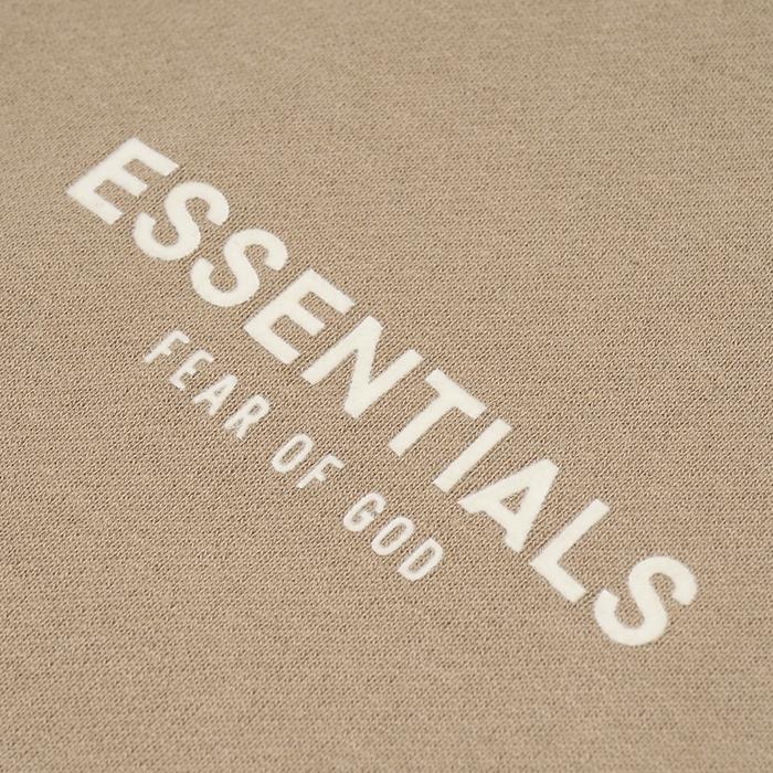 FOG Essentials Center Velvet Text Hoodie