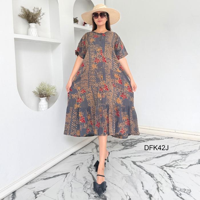 Vitela Batik Daster Cap Andin 120cm Motif Desain By Vitela Bahan Rayon Pekalongan Busui Friendly Den