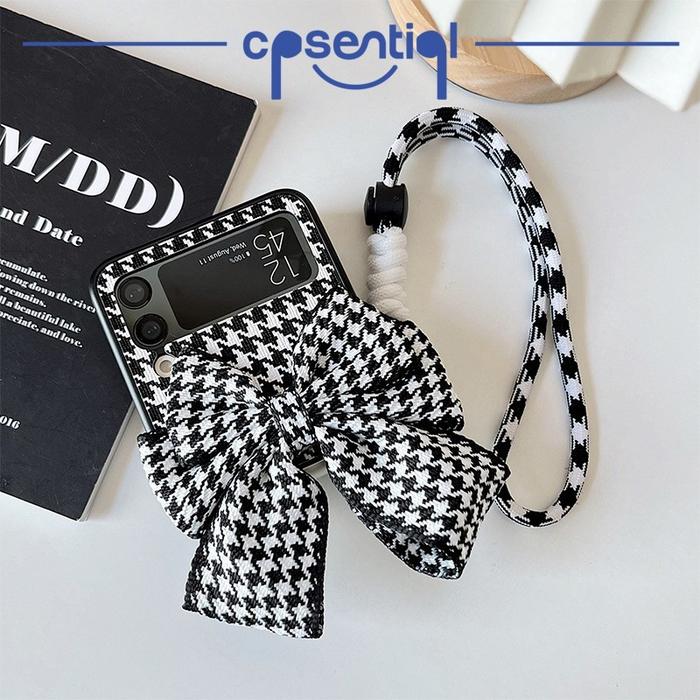 [NEW] Case Samsung Z Flip Model Bow & Flower | For Samsung Z Flip 7 6 5 4 3 | Z Flip 7 | Z Flip 6 | 