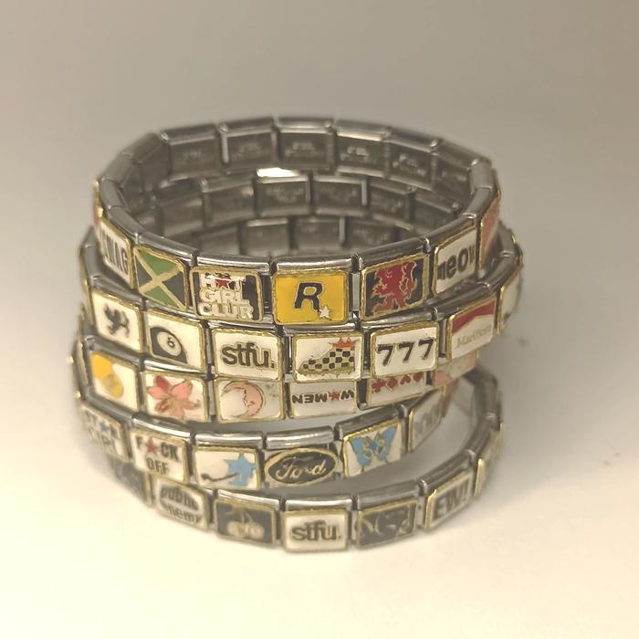 Italian Charm Bracelet Full Bundle - Y2K Style