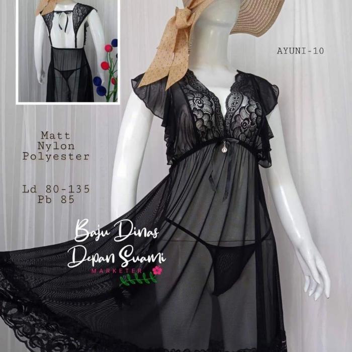 lingeries sexy-lingerie tipis transparan up big size bisa ibu hamil