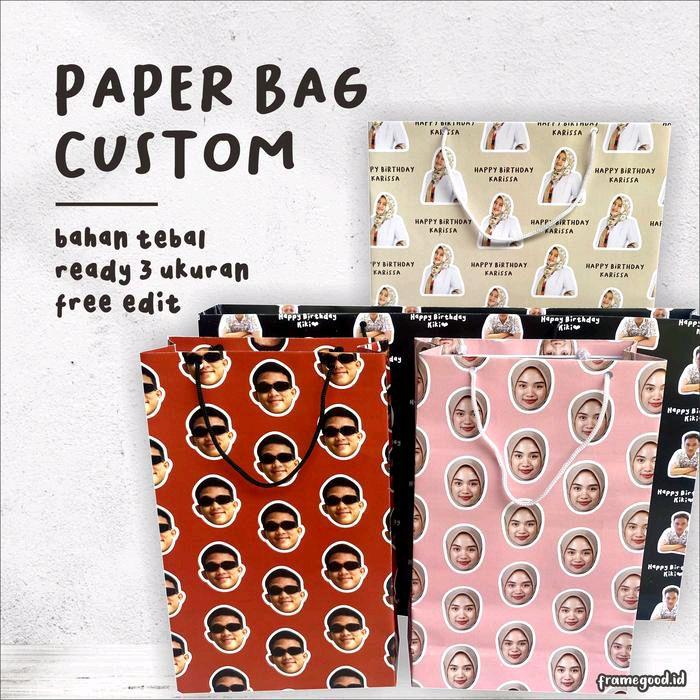 Paper bag custom foto suka suka
