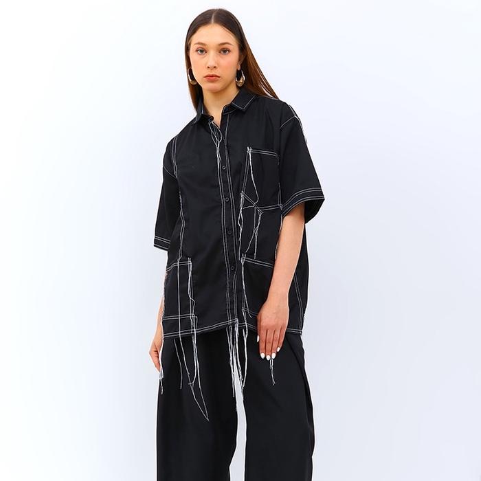 BTW Ozar Oversized Shirt Atasan Casual