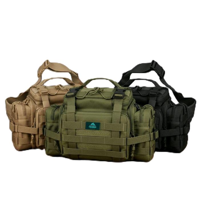 TAS SLEMPANG WARIOR BANDUL BERKUALITAS Tas Sling Pria Modis & Kuat dengan Logo Stylish Bahan Kain Ko