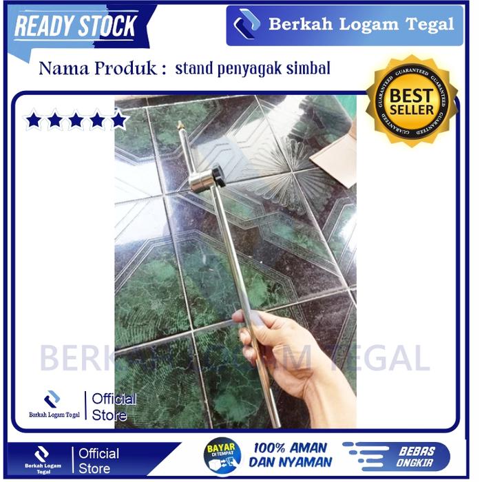 Promo!!! stand penyagak Simbal/stand atas pipa penyagak simbal