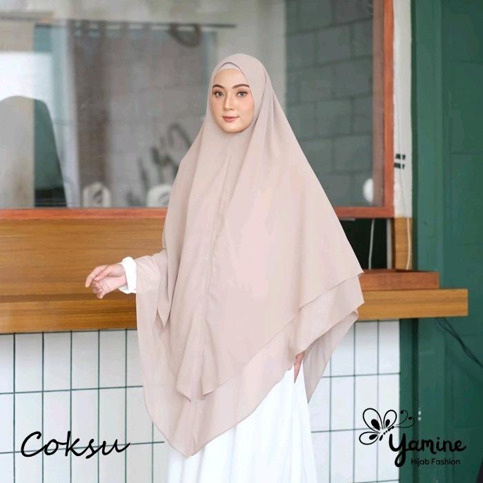 Jilbab Hijab Kerudung Bergo Instan Khimar Ansaria Syari Jumbo Krudung Pesta Mewah Terbaru Bahan Prem