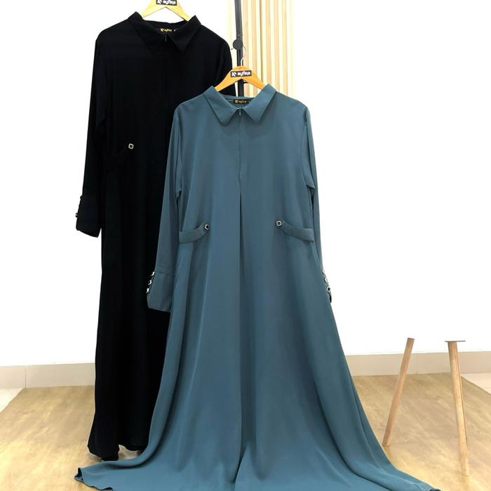 Hanifa Dress anti UV gamis kekinian Abaya Ayfira Store Muslim Dewasa Syari