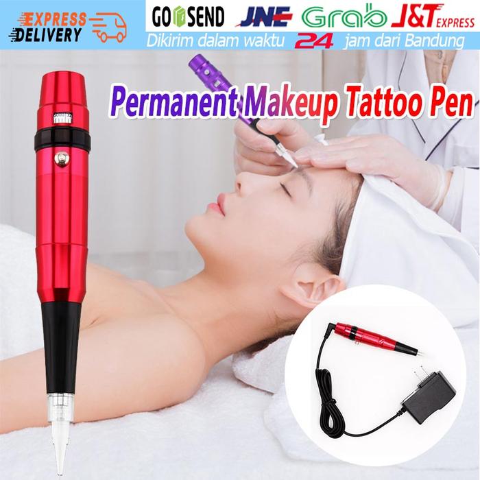 Mesin Sulam Alis / Bibir Pen Tato Permanen Pen Eyeliner Eyebrows Pen Alat Tattoo