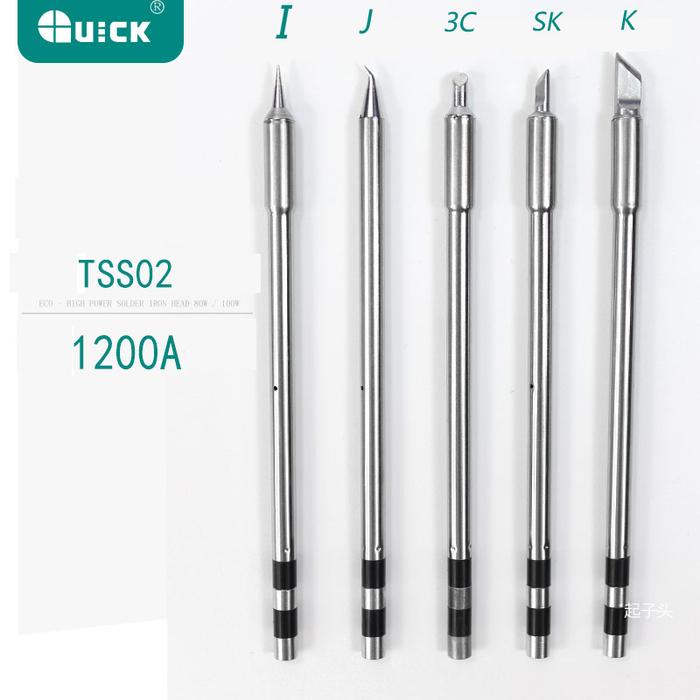 Original QUICK TS1200A Lead Free Solder Iron Tip Handle welding pen
