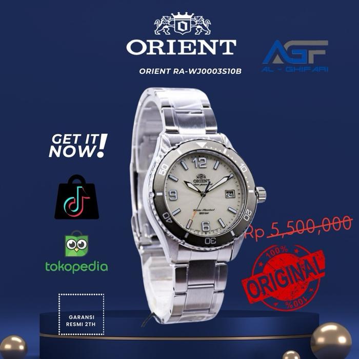 Jam Tangan Pria Orient RA-WJ0003S10B Rantai Original - Watches