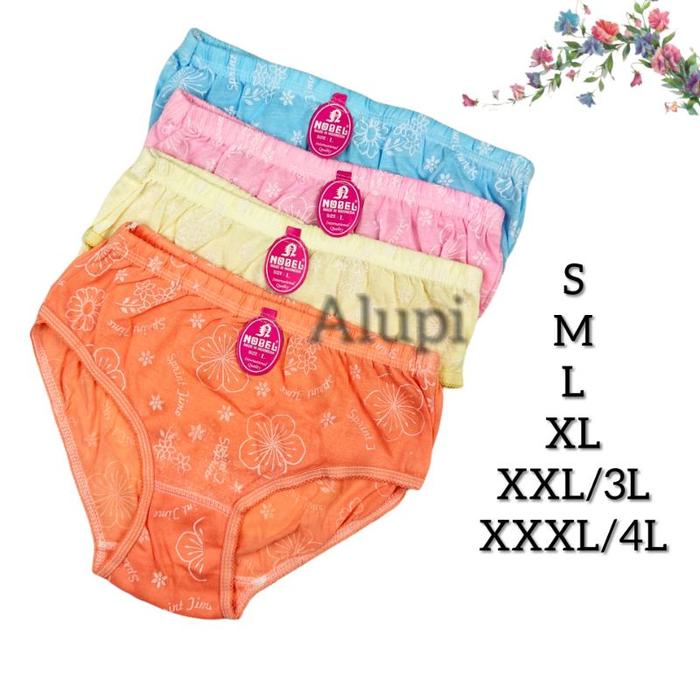 CD Celana Dalam Wanita Perempuan NOBEL Dewasa Remaja Big Size Jumbo S M L XL XXL 3L 2XL XXXL 4L 3XL 