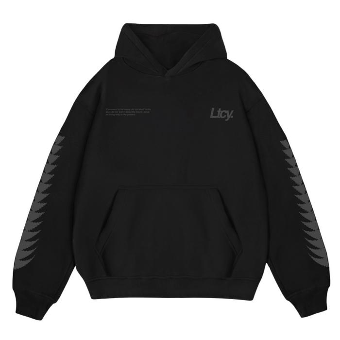 Lettucy Hoodie Boxy Fleece Cotton Cvc | Hoodie Boxy Jagged puff