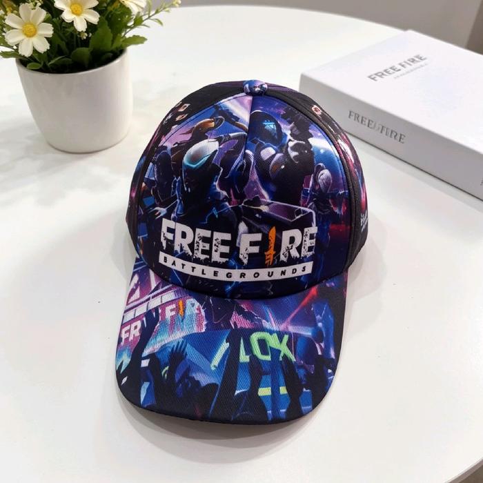 TOPI ANAK FREEFIRE/TOPI BASEBALL FREEFIRE/TOPI GAME FREEFIRE