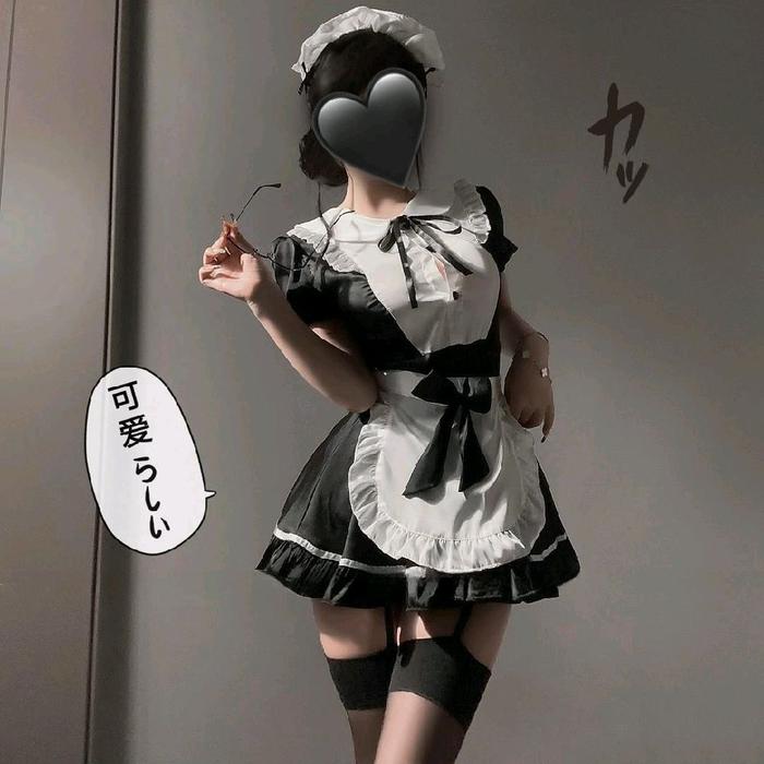 Sexy Lingerie Innocent Maid Cosplay Kostum Tematik Pelayan Lugu Baju Tidur Dinas Malam Wanita Seksi 