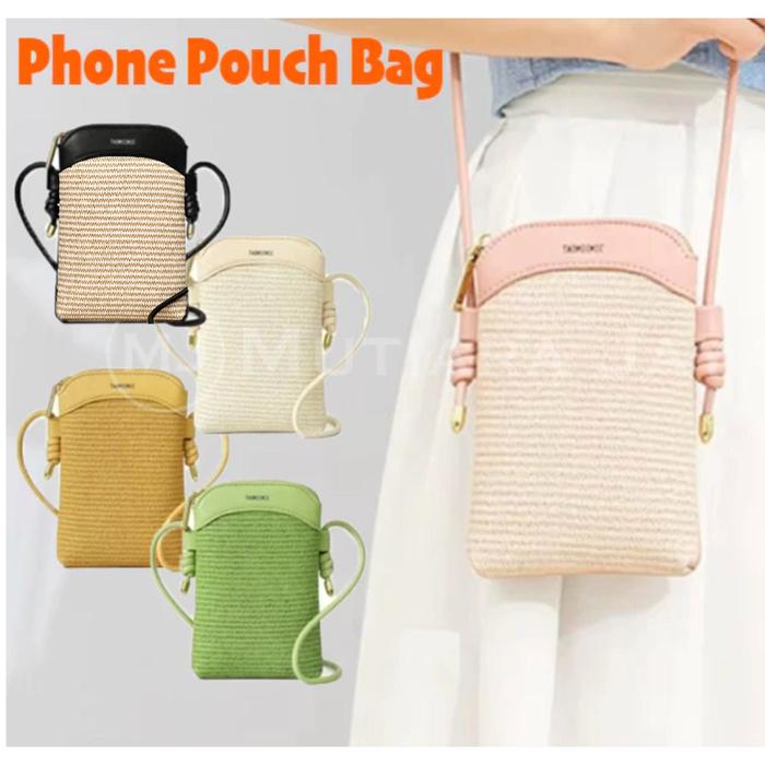 TAOMICMIC Tas Selempang Wanita Mini – Pouch Handphone Dompet HP