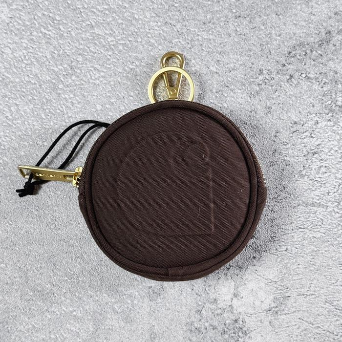 Carhartt WIP Clarton Zip Wallet Tob**** / Dark Brown