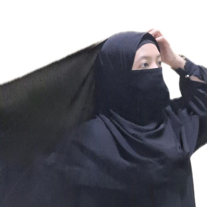zaara pasmina hitam sifon arab