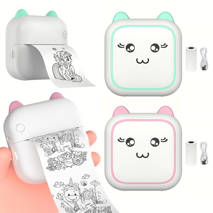 Photo Adhesive Labels Printer Thermal Printer Inkless Wireless